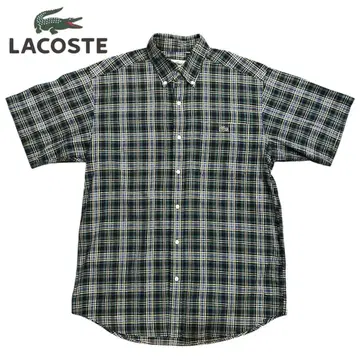 LACOSTE 라코스테 남성용 체크 셔츠 3사이즈 면 100%
