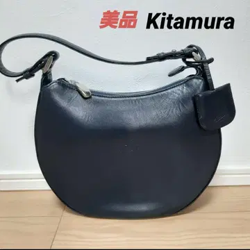 새상품급 Kitamura 키타무라 가죽 핸드백 토트백 포멀