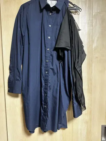 Sacai 19 망토 셔츠