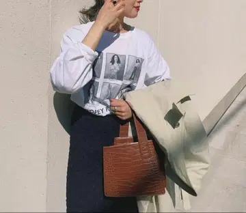 여성용 가방 작은 가방 브라운