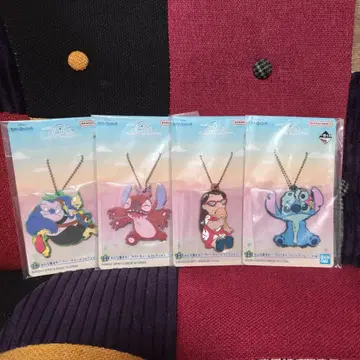 릴로 & 스티치 제일복권 H상 러버 참 컬렉션 4종 묶음 판매