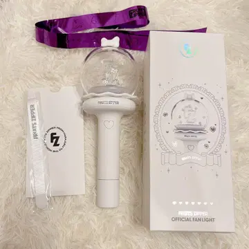 fruits zipper 응원봉 펜라이트 은색 테이프