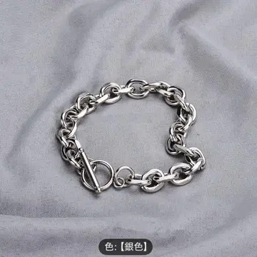 은색 체인 팔찌 20cm