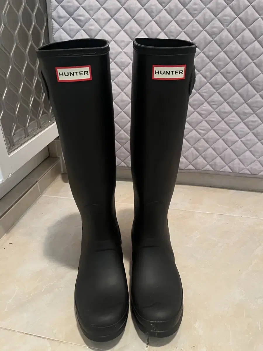 Hunter Rain Boots Long Black