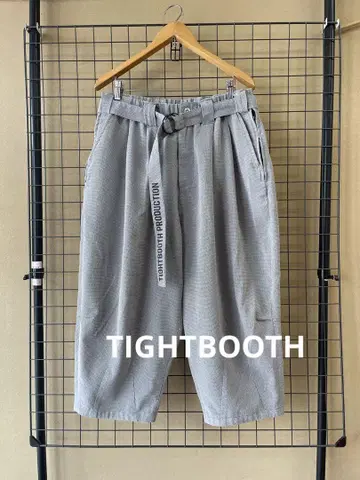 TIGHTBOOTH 타이트 부스 PIN HEAD CROPPED PANTS