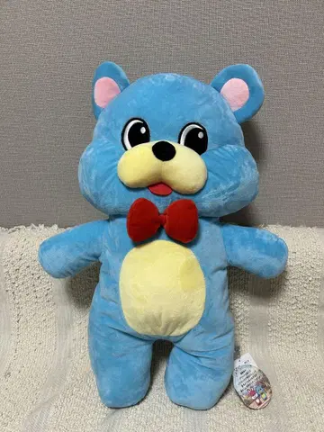 레트로 메모리즈 곰돌이 파랑 곰 봉제 인형