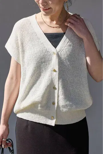 B.C STOCK 손세탁 가능 / 린넨 코튼 베스트