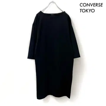 CONVERSE TOKYO 컨버스 도쿄 반팔 원피스 블랙 블랙