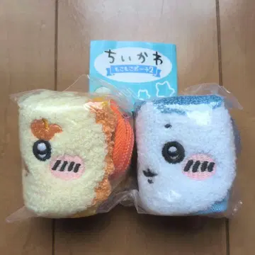 치이카와 모코모코 파우치 2 하치와레&시사 2장 세트