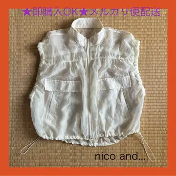 nico and - 베스트 시어 셔링 베스트 아이보리 FREE
