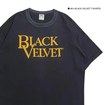BLACK VELVET 빈티지 XL 반팔 티셔츠 기업 티셔츠