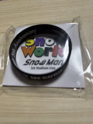 Snow Man 메구로 렌 Snow World 러버 밴드
