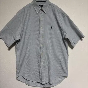 Ralph Lauren Blake M 반팔 시어서커 셔츠 스트라이프