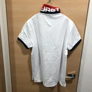 URST TRICOLORE POLO SHIRTS S 화이트