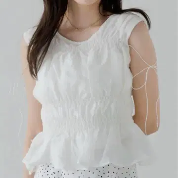 SENEE 셔링 blouse (셔링 블라우스)