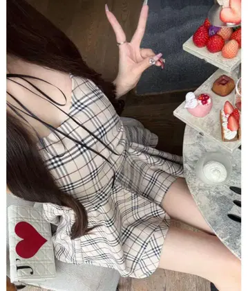 루미니옹 발렌타인 체크 버스티어