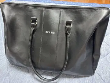 BEAMS 블랙 보스턴 백