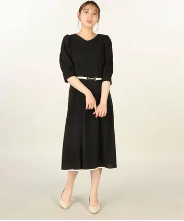 LAISSE PASSE 레스 빠세 바이컬러 원피스
