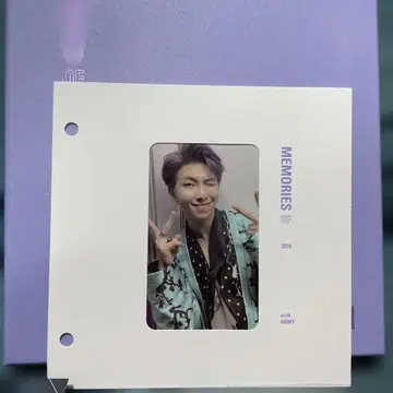 BTS 메모리즈 블루레이 2018 트레이딩 카드 army 글로벌 멤버십