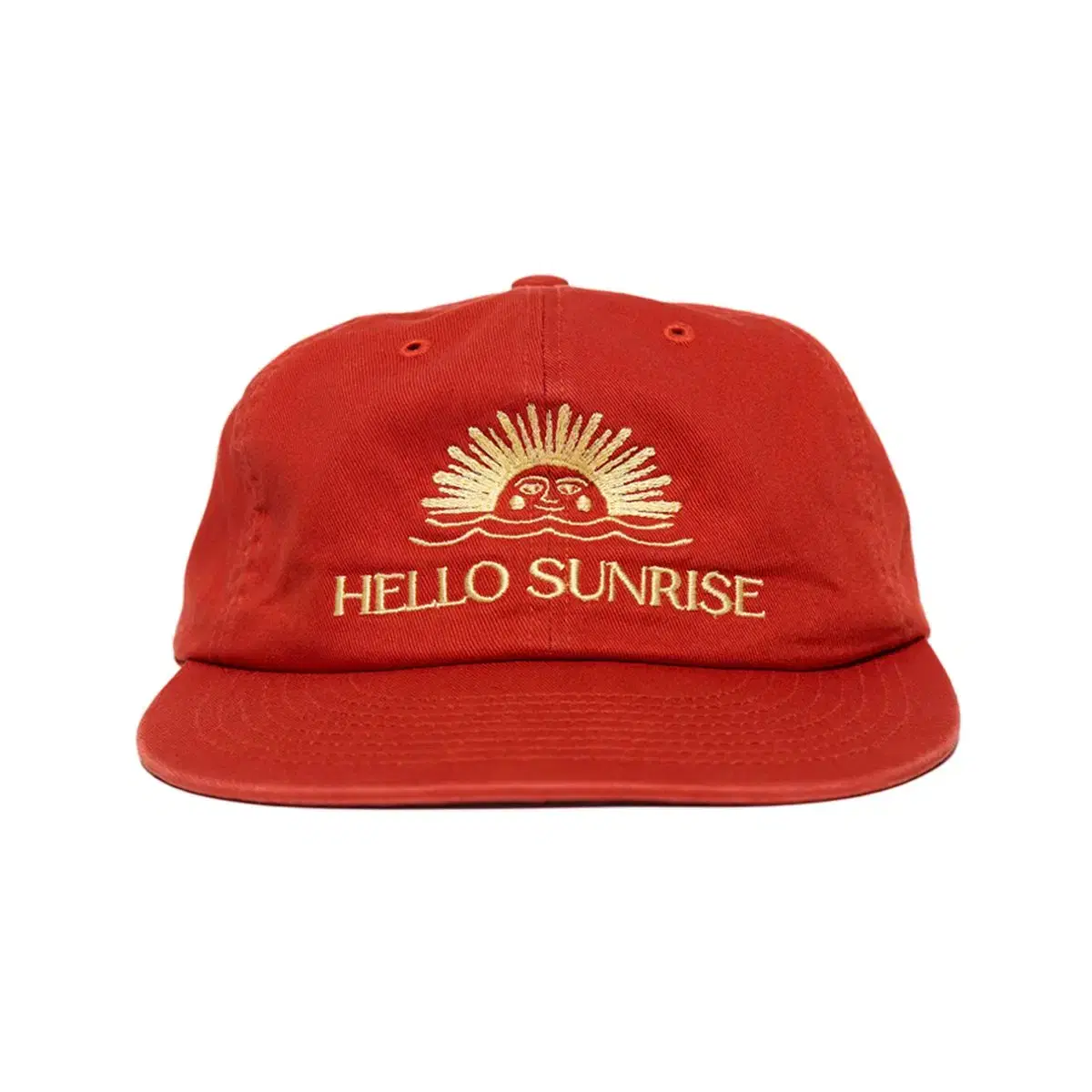 Hello Sunrise ウォッシュド VTG アーチロゴ ボールキャップ