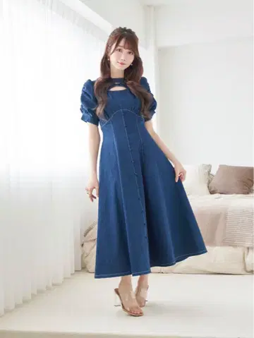 Rose Muse 로제 뮤즈 데님 원피스 오타니 에미리