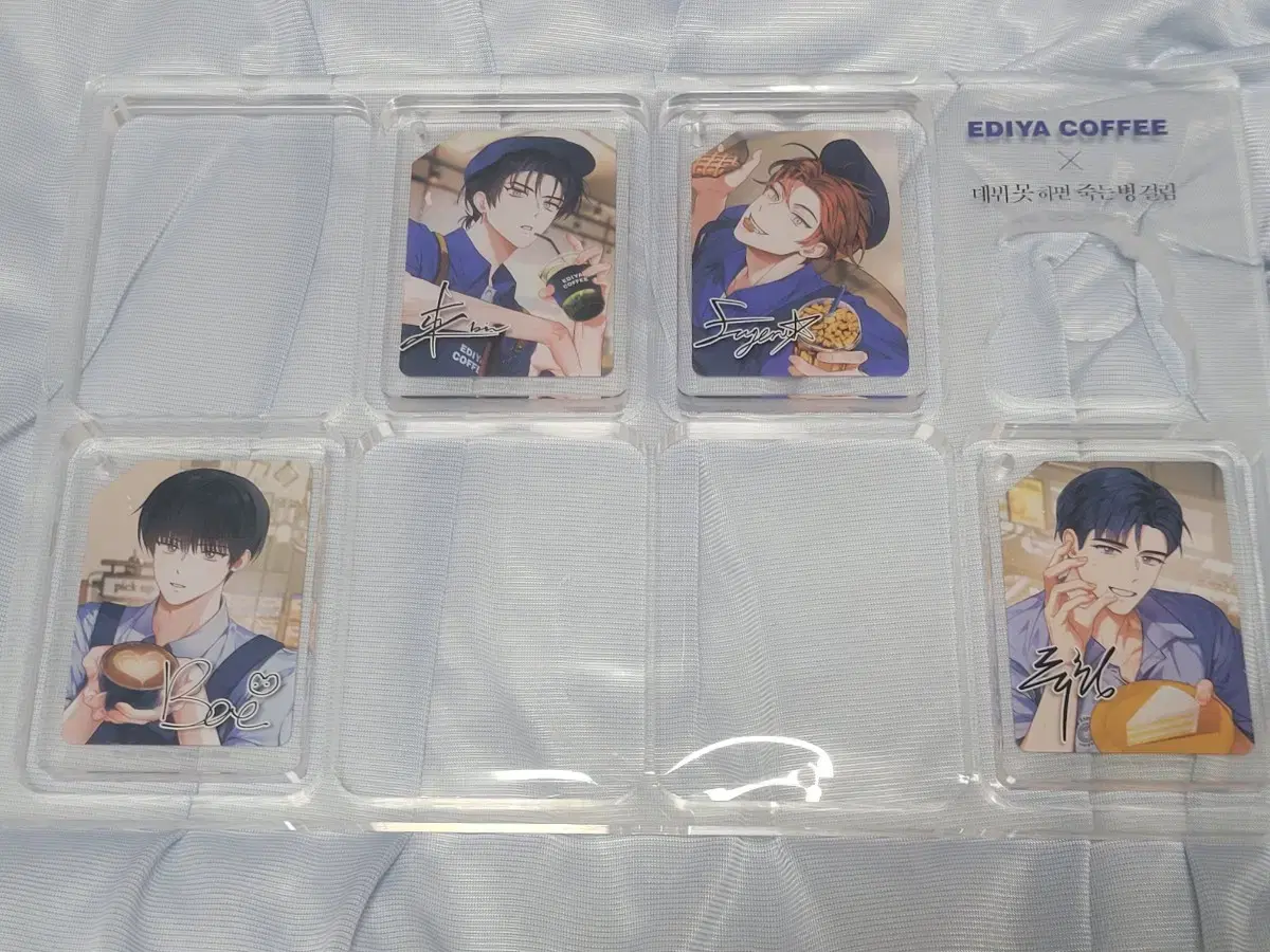 Demotjuk Ediya Collaboration Acrylic wts Cha Yujin Kim Raebin Ryu Cheongwoo Bae Sejin
