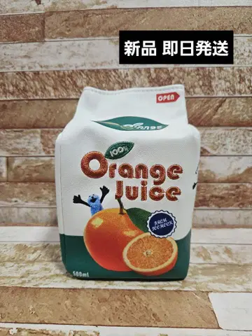 퍼펫 스순 오렌지 주스 파우치 팝업