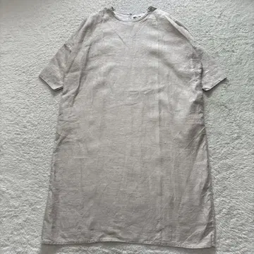 fog linen work 리투아니아 린넨 롱 원피스  생지  네프