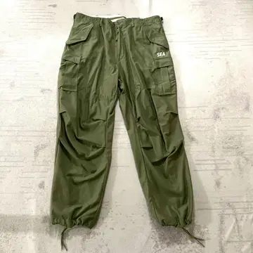 미착용 WIND AND SEA 자수 밀리터리 카고 XL