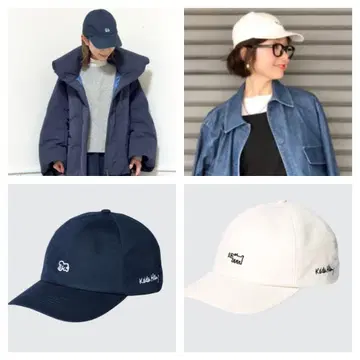 UNIQLO 키스 해링 네이비, 화이트 캡