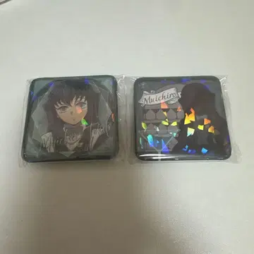 귀멸의 칼날 목테일 로토 글리터 캔뱃지 B D 토키토 무이치로