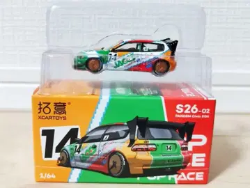 1/64 POPRACE S26-02 팬데믹 시빅 EG6 잭스 컬러