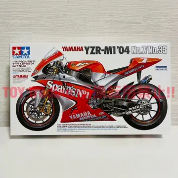타미야 모형 야마하 YZR-M1 2004 No.7/33 1/12 프라모델