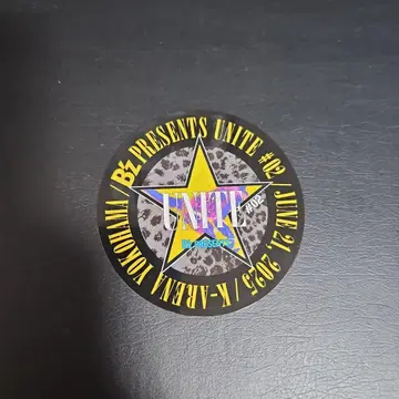 B'z UNITE 스티커 6/21