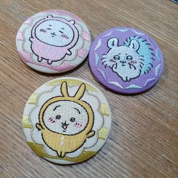 치이카와 자수 캔뱃지 치이카와 토끼 모몽가