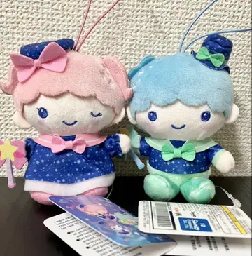 산리오 마지칼 리본 마스코트 봉제 인형 키키라라 2종