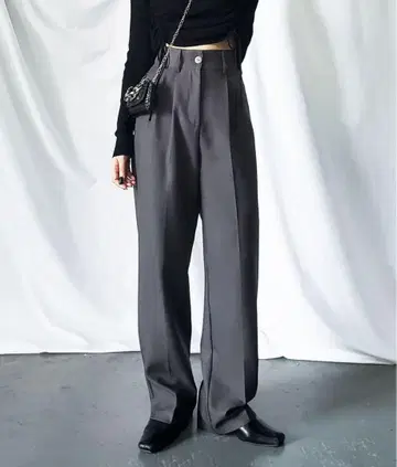 me+em select 슬랙스 다크 그레이 XL