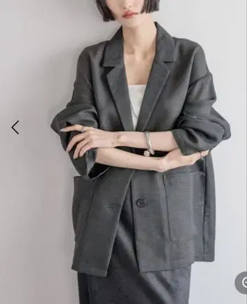 LOWRYS FARM 린넨 라이크 메쉬 자켓 아우터 자켓