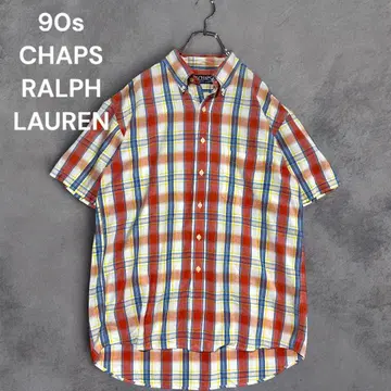 90s CHAPS RALPH LAUREN 마드라스 체크 셔츠  히토미 제