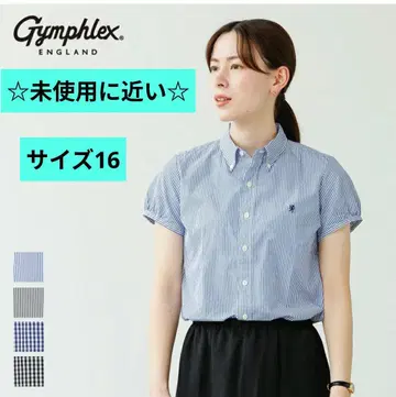 Gymphlex 짐플렉스 프렌치 슬리브 셔츠 블루 스트라이프 16