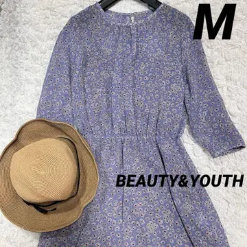 BEAUTY&YOUTH 플라워 개더 원피스 꽃무늬 원피스 롱