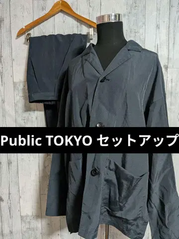Public TOKYO 오버 사이즈 상하의 셋업 네이비 size.1