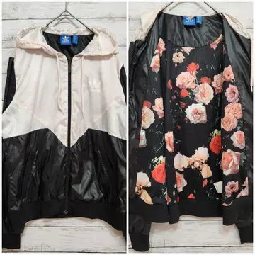 아디다스 여성용 2XL 윈드브레이커 나일론 자켓 후드티