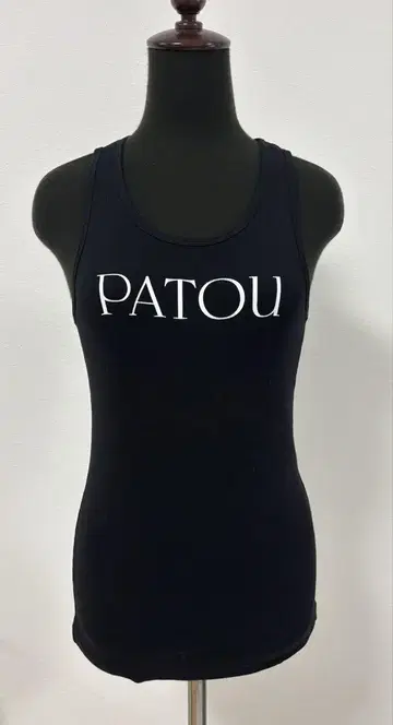 PATOU 블랙 탱크탑 S