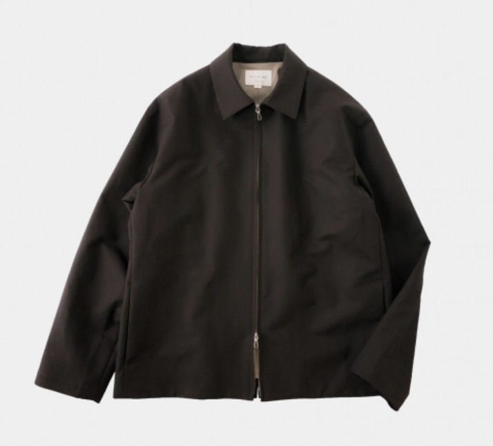 [Top 3, Bottom 2] Still By Hand Zip-Up Blouson Set-Up (Dark Brown)