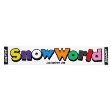 스노우 월드 SnowMan 1st Stadium 머플러 타월