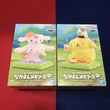 산리오 나카요시 메모리즈 폼폼푸딩 시나모롤 피규어 세트