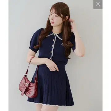 NICE CLAUP 셋업 가디건 & 스커트
