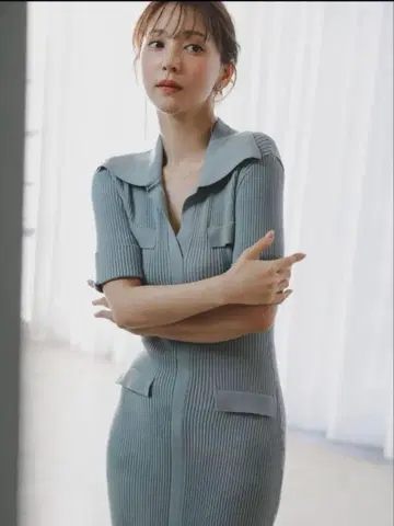 완판템 25ss 신상 스키퍼 니트 원피스 MNT