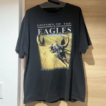 빅 사이즈 Eagles 밴딩 티셔츠 구제 의류